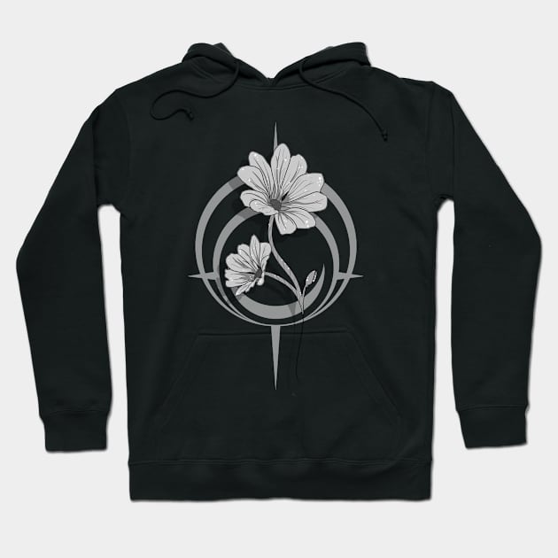 Flower Compass ver.1 Hoodie by huntedwitch